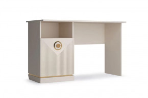 Стол письменный "Капри" Сатин/Сатин в Советском - sovetskij.mebel-tymen.ru | фото