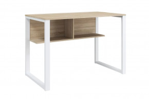 Стол письменный Клио, дуб сонома светлый/белый в Советском - sovetskij.mebel-tymen.ru | фото