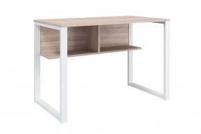 Стол письменный Клио, ясень шимо светлый/белый в Советском - sovetskij.mebel-tymen.ru | фото