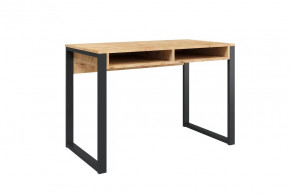 Стол письменный Лунар, дуб бунратти/черный в Советском - sovetskij.mebel-tymen.ru | фото