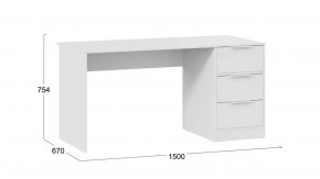 Стол письменный «Марли» Тип 2 Белый в Советском - sovetskij.mebel-tymen.ru | фото