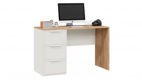 Стол письменный «Стелла» Тип 1 Белый холст, Белый Жемчуг, Яблоня Беллуно в Советском - sovetskij.mebel-tymen.ru | фото