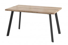 Стол раздвижной Borg-140, дуб каньон/черный в Советском - sovetskij.mebel-tymen.ru | фото