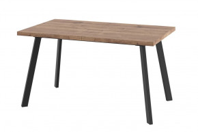 Стол раздвижной Borg-140, дуб велингтон/черный в Советском - sovetskij.mebel-tymen.ru | фото