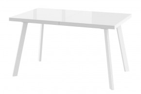 Стол раздвижной Borg-140, оптивайт белый/белый в Советском - sovetskij.mebel-tymen.ru | фото