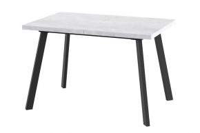 Стол раздвижной Borg-140, серый сланец/черный в Советском - sovetskij.mebel-tymen.ru | фото