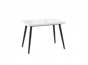 Стол раздвижной Borg radial-110, белый/черный в Советском - sovetskij.mebel-tymen.ru | фото