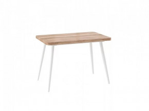 Стол раздвижной Borg radial-110, дуб каньон/,белый в Советском - sovetskij.mebel-tymen.ru | фото