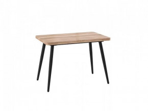 Стол раздвижной Borg radial-110, дуб каньон/черный в Советском - sovetskij.mebel-tymen.ru | фото