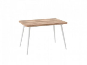 Стол раздвижной Borg radial-120, дуб каньон/белый в Советском - sovetskij.mebel-tymen.ru | фото