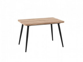 Стол раздвижной Borg radial-120, дуб каньон/черный в Советском - sovetskij.mebel-tymen.ru | фото