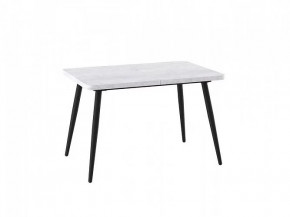 Стол раздвижной Borg radial-120, серый сланец/черный в Советском - sovetskij.mebel-tymen.ru | фото