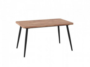 Стол раздвижной Borg radial-140, дуб велингтон/черный в Советском - sovetskij.mebel-tymen.ru | фото