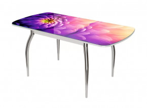 Стол раздвижной Бостон-3 ф/п Астра, 1100*700 мм, белый/хром триумф в Советском - sovetskij.mebel-tymen.ru | фото