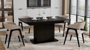 Стол раздвижной «Детройт» Тип 1 Черный в Советском - sovetskij.mebel-tymen.ru | фото