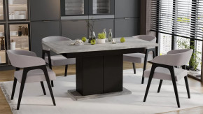 Стол раздвижной «Детройт» Тип 1 Черный, Ателье светлый в Советском - sovetskij.mebel-tymen.ru | фото