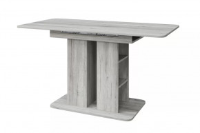 Стол раздвижной ГРАНД (1100/1400*700*754мм), ЛДСП Дуб серый в Советском - sovetskij.mebel-tymen.ru | фото