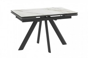 Стол раздвижной Jack-120, calakatta gold st cer/черный в Советском - sovetskij.mebel-tymen.ru | фото