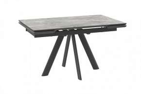 Стол раздвижной Jack-140, stone grey st cer/черный в Советском - sovetskij.mebel-tymen.ru | фото