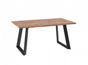 Стол раздвижной LOFT LUX-160, дуб веллингтон/черный в Советском - sovetskij.mebel-tymen.ru | фото