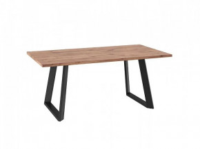 Стол раздвижной LOFT LUX-180, дуб веллингтон/черный в Советском - sovetskij.mebel-tymen.ru | фото