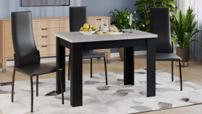 Стол раздвижной «Промо» тип 4 Черный, Ателье светлый в Советском - sovetskij.mebel-tymen.ru | фото