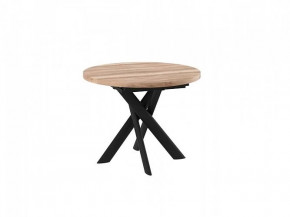 Стол раздвижной RONALDO-100, дуб каньон/черный в Советском - sovetskij.mebel-tymen.ru | фото