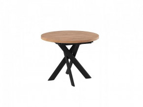 Стол раздвижной RONALDO-100, дуб велингтон/черный в Советском - sovetskij.mebel-tymen.ru | фото