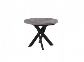 Стол раздвижной RONALDO-100, дымчатая керамика/черный в Советском - sovetskij.mebel-tymen.ru | фото