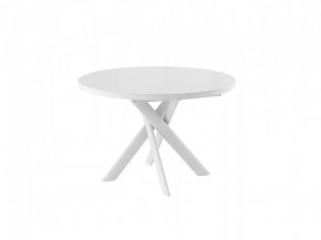 Стол раздвижной RONALDO-120, белый матт/белый в Советском - sovetskij.mebel-tymen.ru | фото