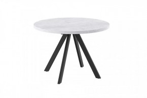 Стол раздвижной RONDO М-110, серый сланец/черный в Советском - sovetskij.mebel-tymen.ru | фото