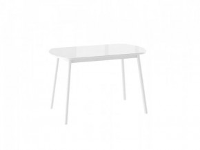 Стол раздвижной ROUND-120, белый/белый в Советском - sovetskij.mebel-tymen.ru | фото