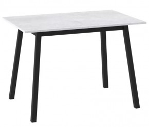 Стол раздвижной TIRK RADIAL-110, серый сланец/черный в Советском - sovetskij.mebel-tymen.ru | фото