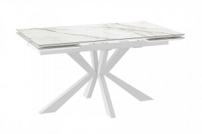 Стол раздвижной Zara-160, calakatta gold st/белый в Советском - sovetskij.mebel-tymen.ru | фото