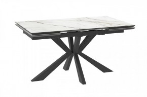 Стол раздвижной Zara-160, calakatta gold st/черный в Советском - sovetskij.mebel-tymen.ru | фото