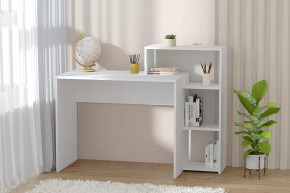 Стол с полкой, 1253 мм, белый Диал в Советском - sovetskij.mebel-tymen.ru | фото