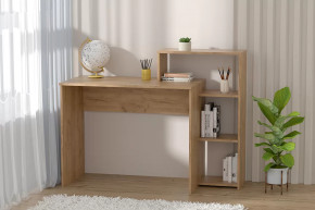 Стол с полкой, 1253 мм, дуб крафт золотой Диал в Советском - sovetskij.mebel-tymen.ru | фото
