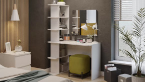 Стол с зеркалом Тип 4 Белый Ясень в Советском - sovetskij.mebel-tymen.ru | фото