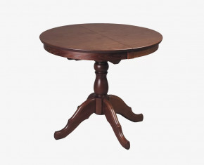 Стол СО круглый раздвижной(темный тон/ средний тон) в Советском - sovetskij.mebel-tymen.ru | фото