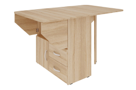 Стол-тумба раскладной Мебельсон в Советском - sovetskij.mebel-tymen.ru | фото