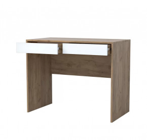 Стол Эго Ст-1, дуб крафт золотой/белый глянец Диал в Советском - sovetskij.mebel-tymen.ru | фото