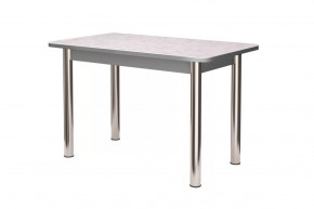 Стол заоваленный ПФ-155г, 1000*590 мм, берилл/титан/хром брифинг в Советском - sovetskij.mebel-tymen.ru | фото