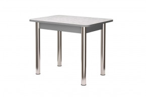 Стол заоваленный ПФ-155г, 800*590 мм, берилл/титан/хром брифинг в Советском - sovetskij.mebel-tymen.ru | фото