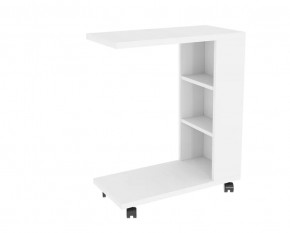 Столик прикроватный Мальта белый в Советском - sovetskij.mebel-tymen.ru | фото