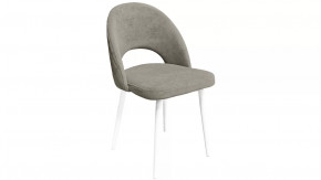 Стул «Амели» (конус Т2) Белый муар, Велюр DREAM Beige (бежевый) в Советском - sovetskij.mebel-tymen.ru | фото