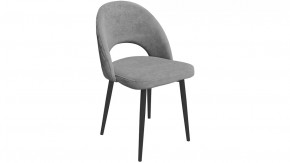 Стул «Амели» (конус Т2) Черный муар, Велюр DREAM Grey (серый) в Советском - sovetskij.mebel-tymen.ru | фото