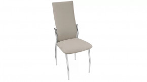 Стул «Комфорт-М» Каркас Хром, Велюр DREAM Beige (бежевый) в Советском - sovetskij.mebel-tymen.ru | фото