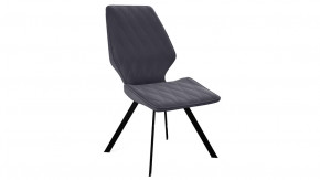 Стул «Матэо»  Черный муар, Микровелюр BRENDY Graphite в Советском - sovetskij.mebel-tymen.ru | фото