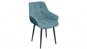 Стул «Шато» (конус Т2) Черный муар, Велюр DREAM Mint (бирюзовый) в Советском - sovetskij.mebel-tymen.ru | фото