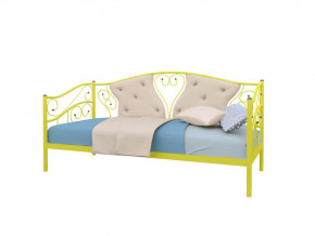 Тахта металлическая Юлия Желтая в Советском - sovetskij.mebel-tymen.ru | фото